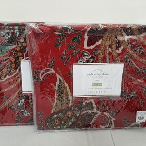 Pottery Barn Adela Velvet Euro Shams